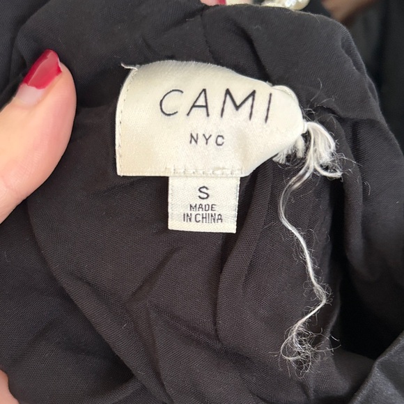 Cami NYC Black Top with pearlStraps - Picture 2 of 3